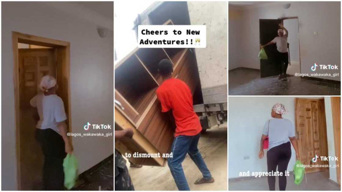 Rented apartment in Lagos/lady moved out of her flat. Rented apartment in Lagos/lady moved out of her flat.