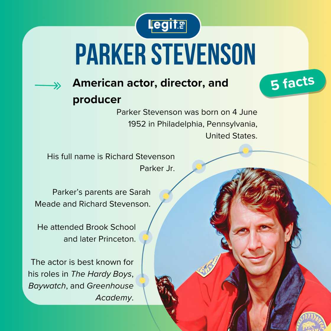 Top five facts about Parker Stevenson. Top five facts about Parker Stevenson.