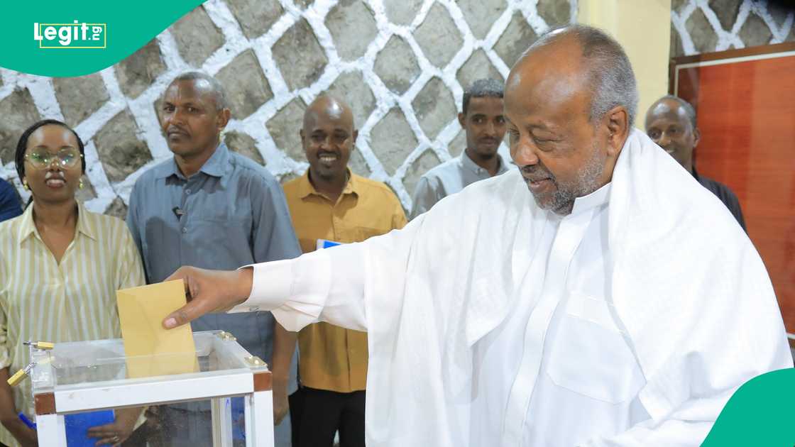 Ismail Omar Guelleh yayin zabe