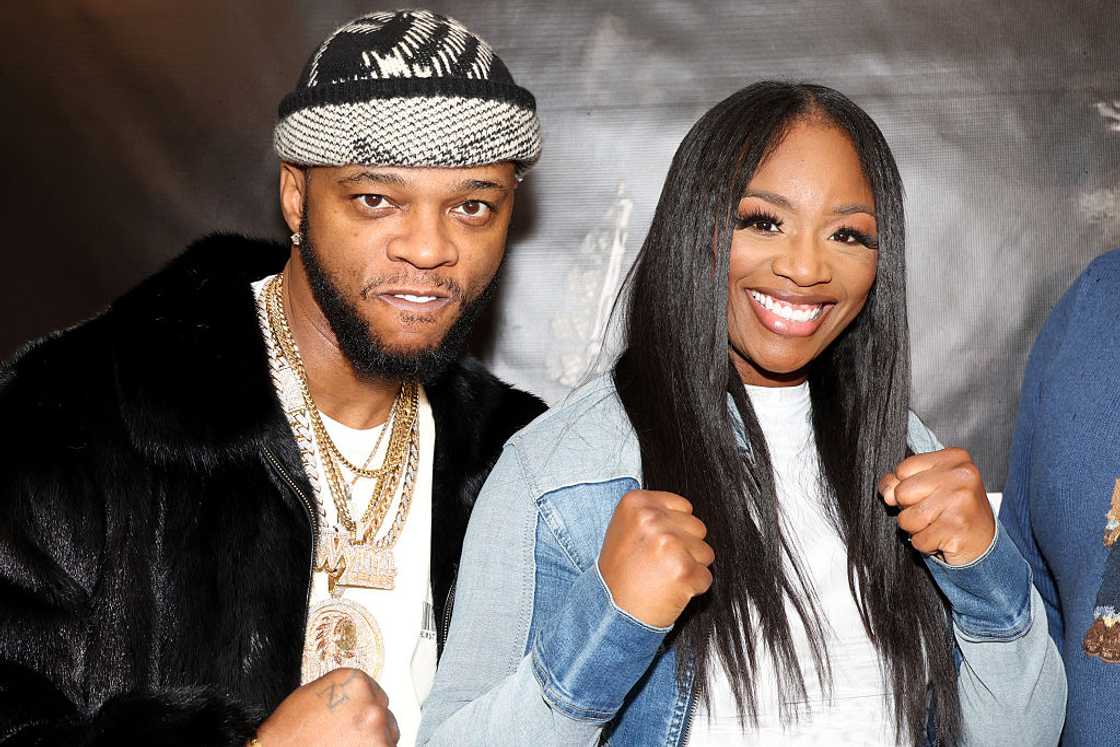 Papoose and Claressa Shields in New York City. Papoose and Claressa Shields in New York City.