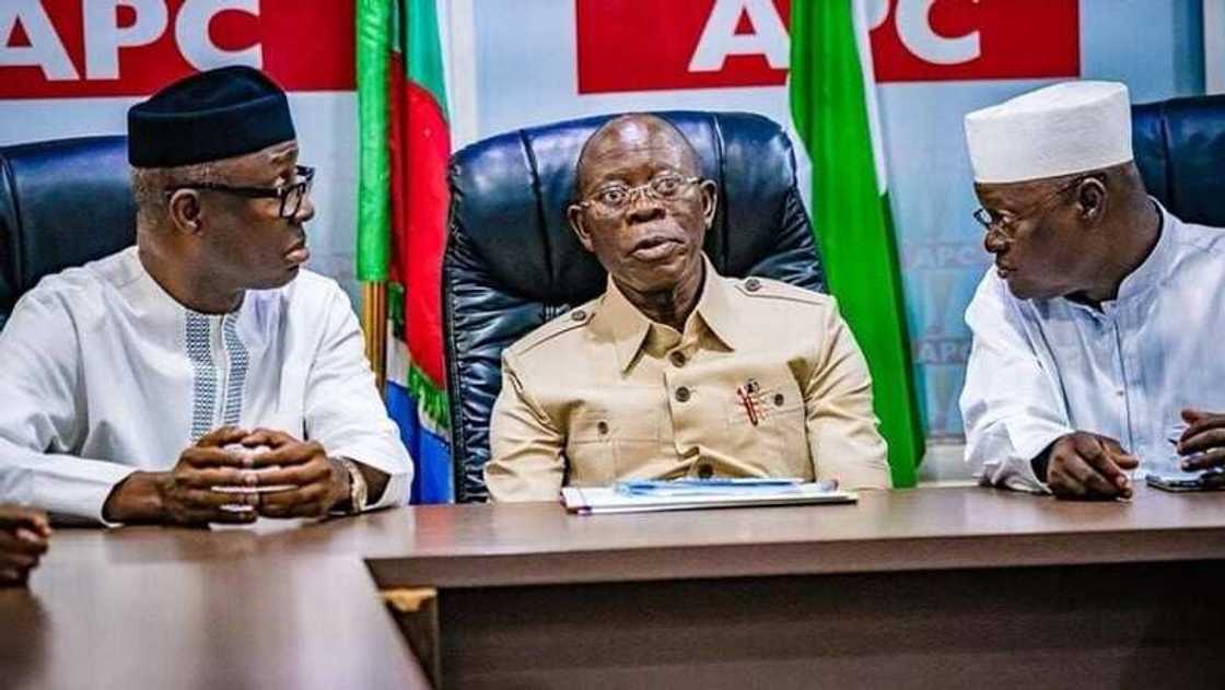 Yanzu-yanzu: Minista da wasu gwamnoni suka shirya tuggun dakatad da ni - Oshiomole bayan ganawarsa da Buhari Yanzu-yanzu: Minista da wasu gwamnoni suka shirya tuggun dakatad da ni - Oshiomole bayan ganawarsa da Buhari
