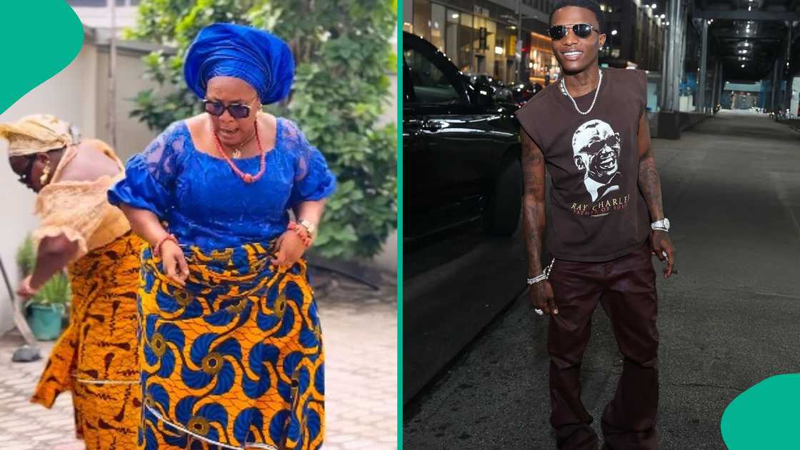 Fans react as two old women dance to Wizkid's songs. Fans react as two old women dance to Wizkid's songs.