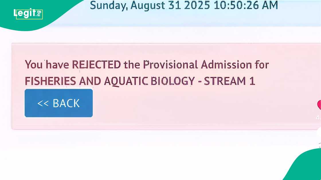 Reactions as young man rejects his admission offer despite staying at home for years Reactions as young man rejects his admission offer despite staying at home for years