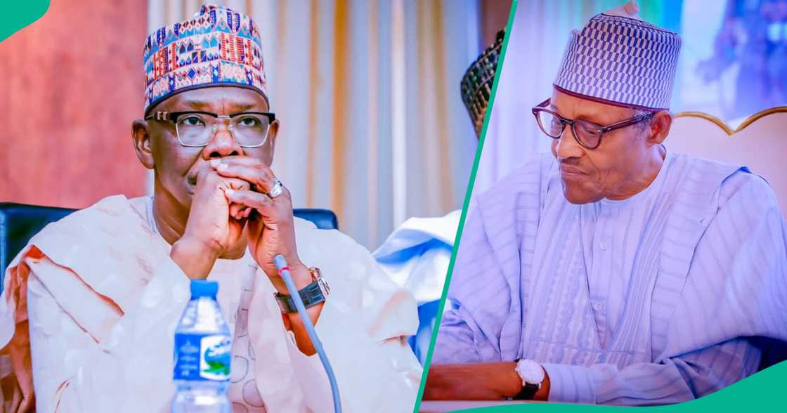 Gwamna Sule da Muhammadu Buhari. Gwamna Sule da Muhammadu Buhari.