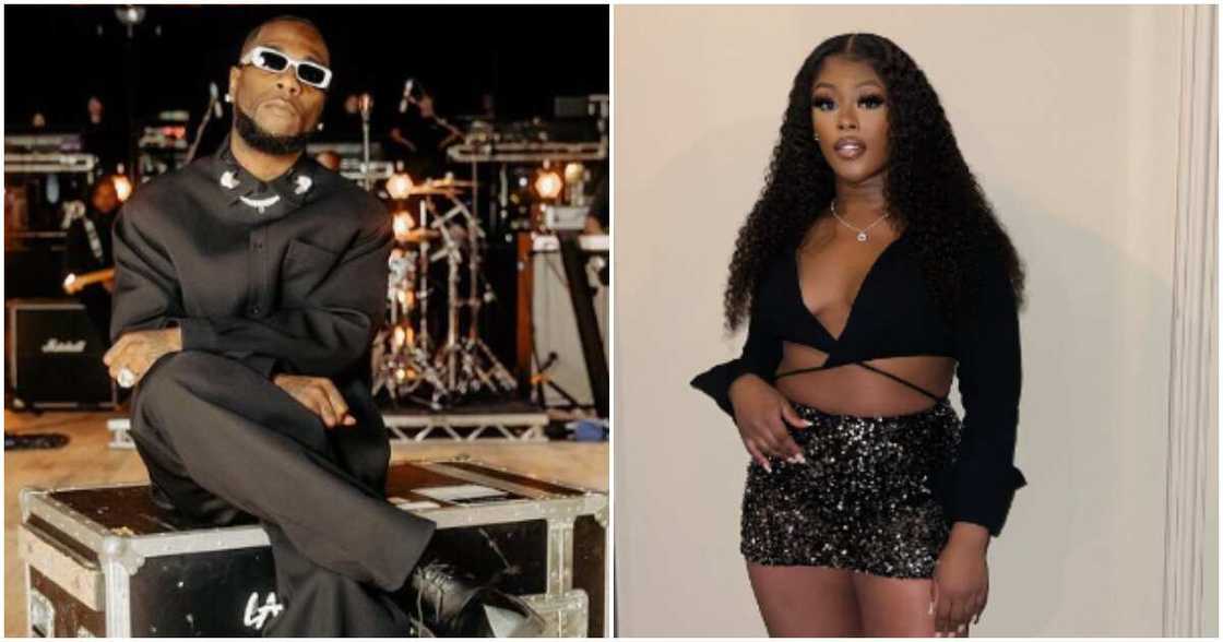 Singer Burna Boy and crush Singer Burna Boy and crush