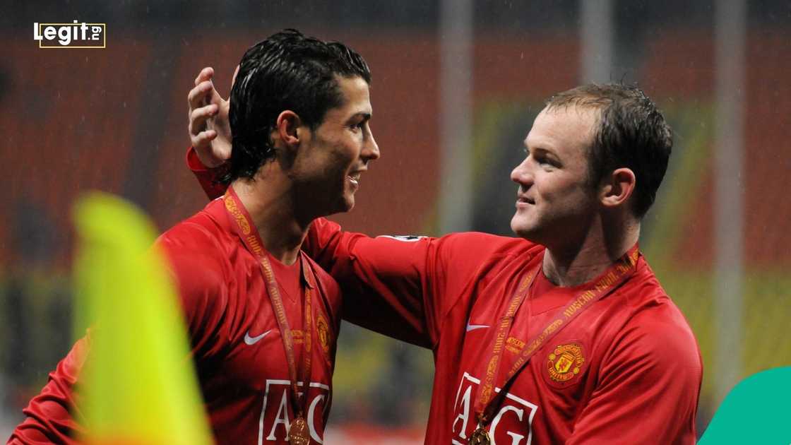 Cristiano Ronaldo, Wayne Rooney, UEFA, 2008 Champions League, Chelsea, Manchester United, England, Football, Europe. Cristiano Ronaldo, Wayne Rooney, UEFA, 2008 Champions League, Chelsea, Manchester United, England, Football, Europe.