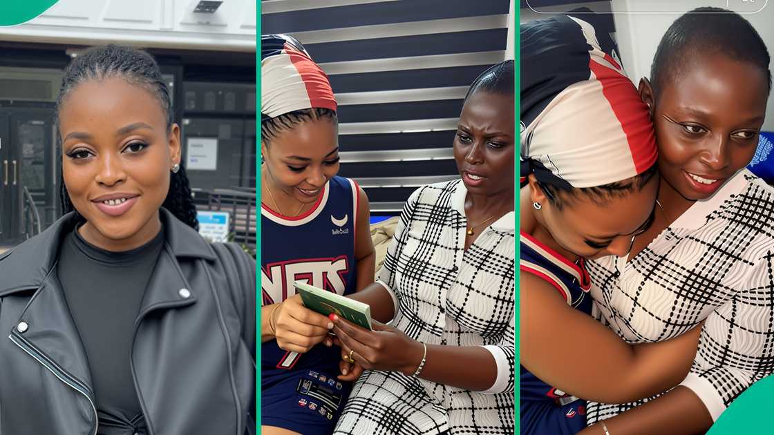 Nigerian Lady Shows Mother’s Dramatic Reaction after Informing Her She Was Travelling Abroad