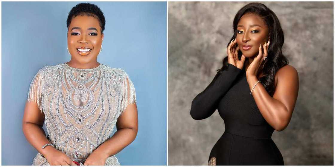 OAP Moet Abebe congratulates Ini Edo for welcoming a child through surrogacy OAP Moet Abebe congratulates Ini Edo for welcoming a child through surrogacy