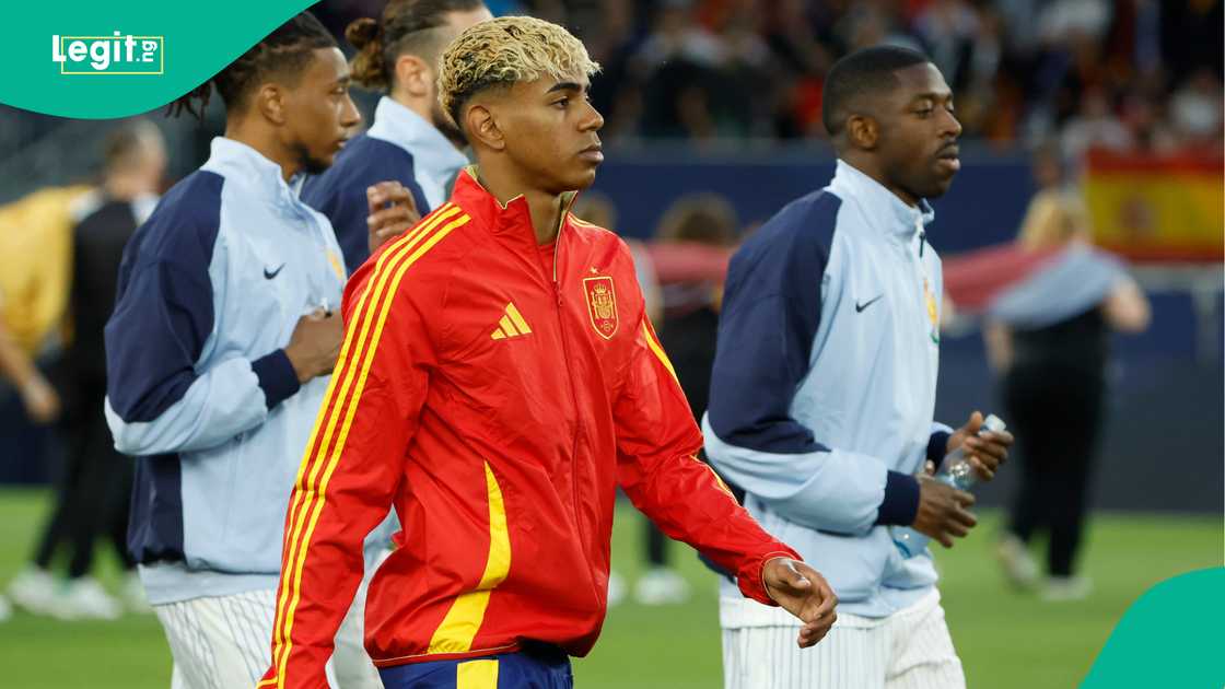 Lamine Yamal, Ousmane Dembele, Spain, France, Stuttgart, Germany, UEFA Nations League Lamine Yamal, Ousmane Dembele, Spain, France, Stuttgart, Germany, UEFA Nations League