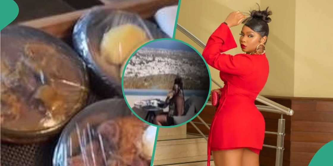 Singer Yemi Alade and her food Singer Yemi Alade and her food