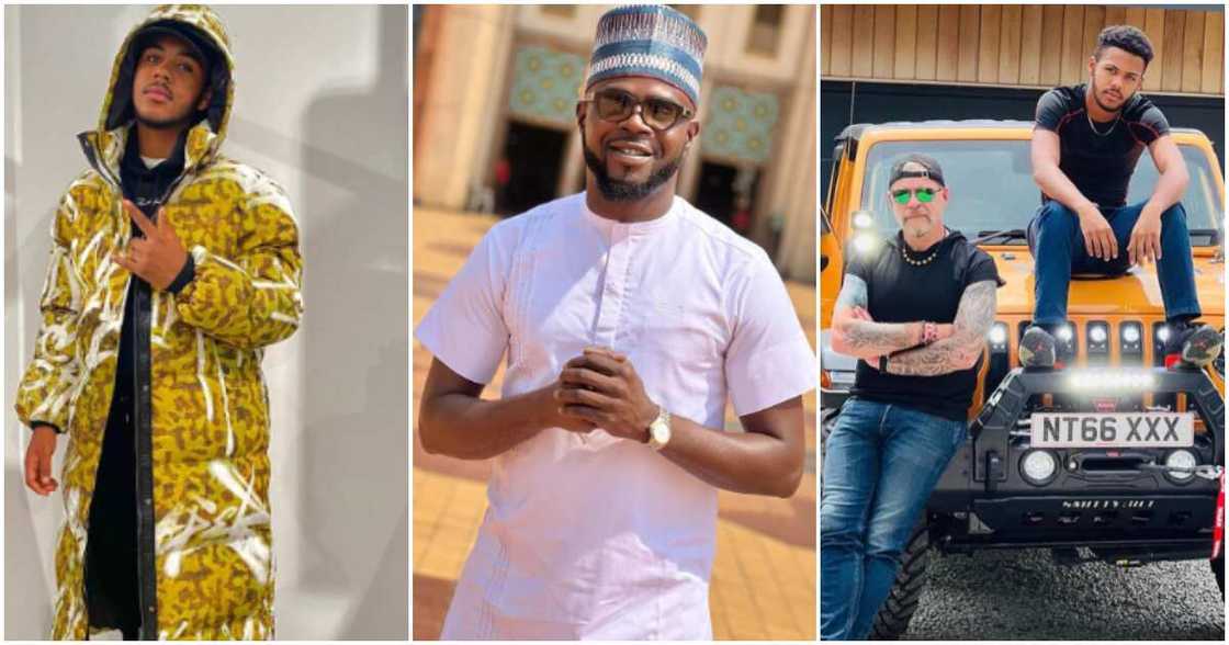 JJC Skillz and his son with new father JJC Skillz and his son with new father