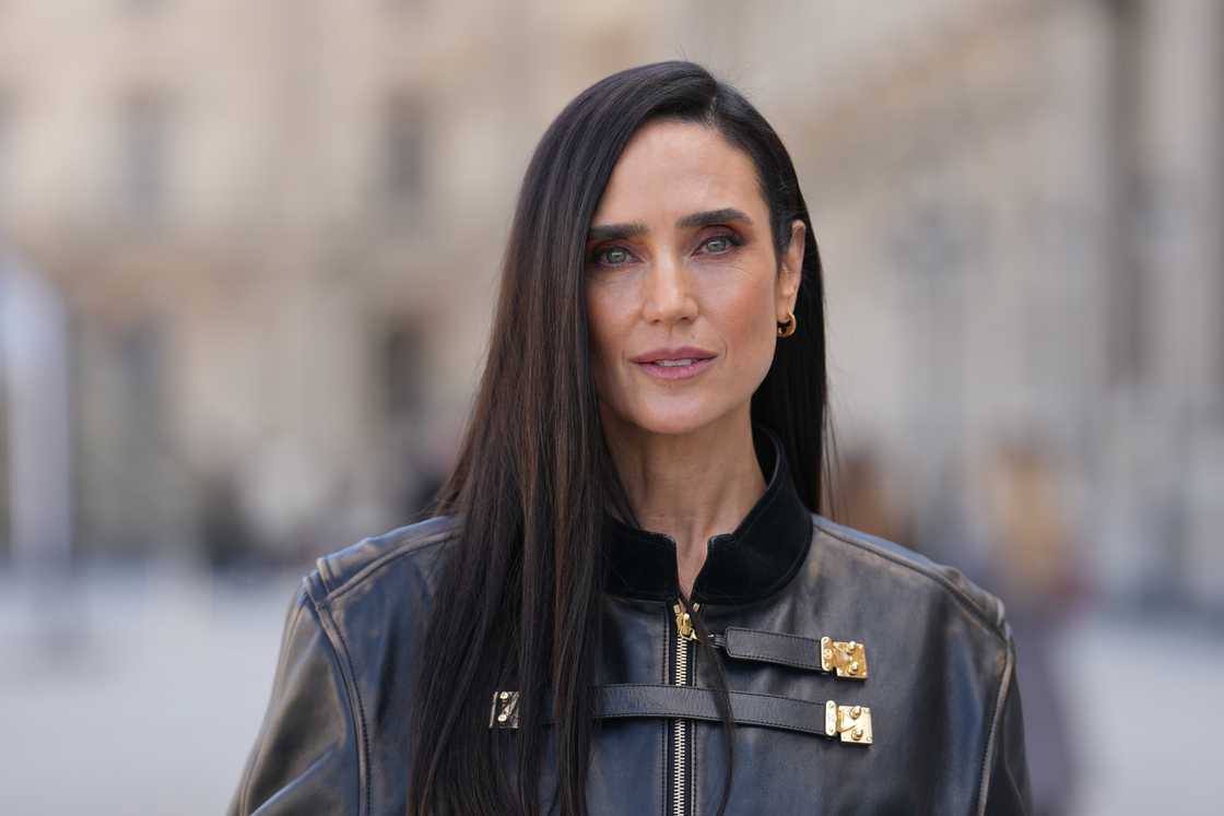 Jennifer Connelly attends the Louis Vuitton Womenswear Spring/Summer show as part of Paris Fashion Week in Paris