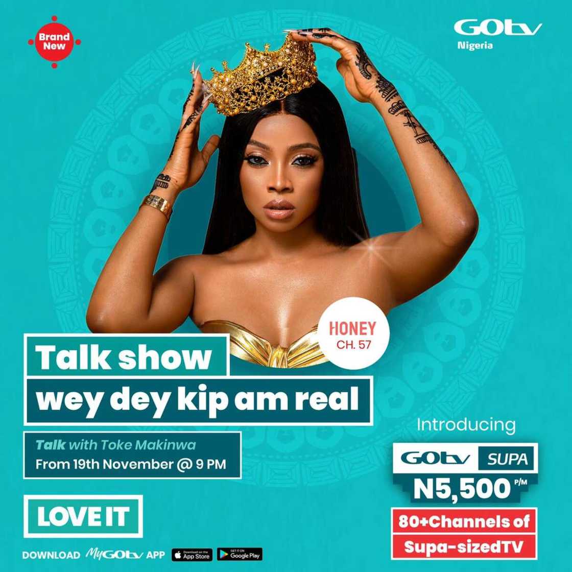 The Rishantes, Talk With Toke Makinwa, Turn Up Friday and More On GOtv Supa The Rishantes, Talk With Toke Makinwa, Turn Up Friday and More On GOtv Supa