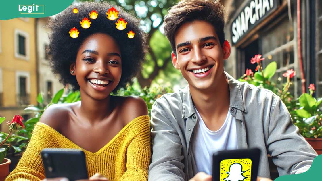 Young people like interacting on Snapchat