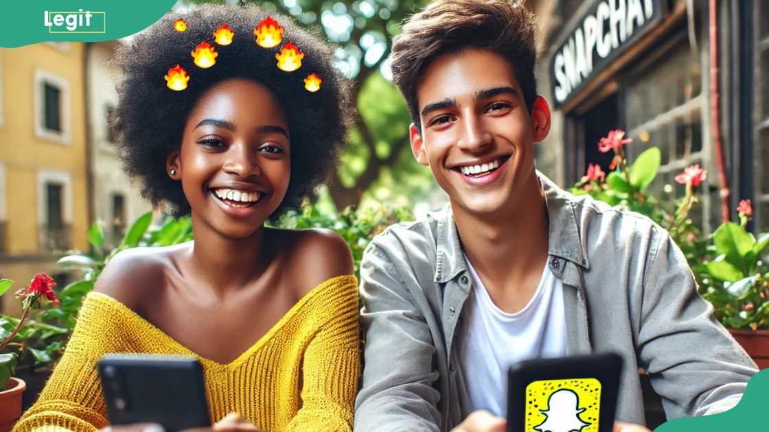 Young people like interacting on Snapchat Young people like interacting on Snapchat