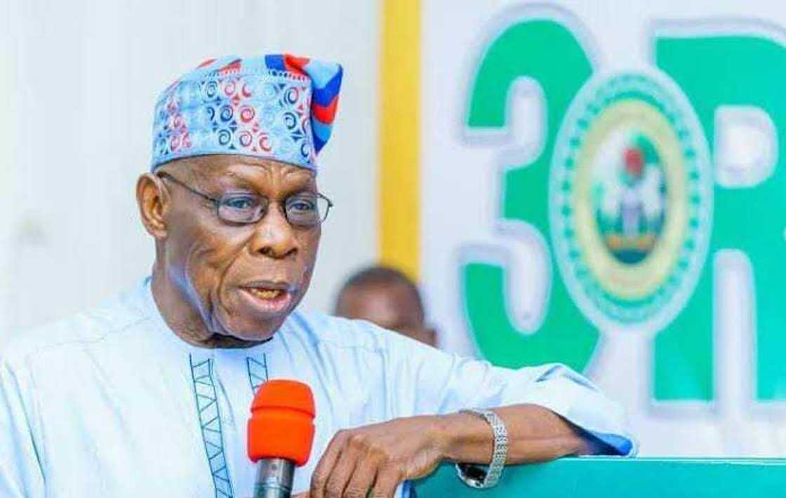 Tsohon shugaban ƙasa, Obasanjo.