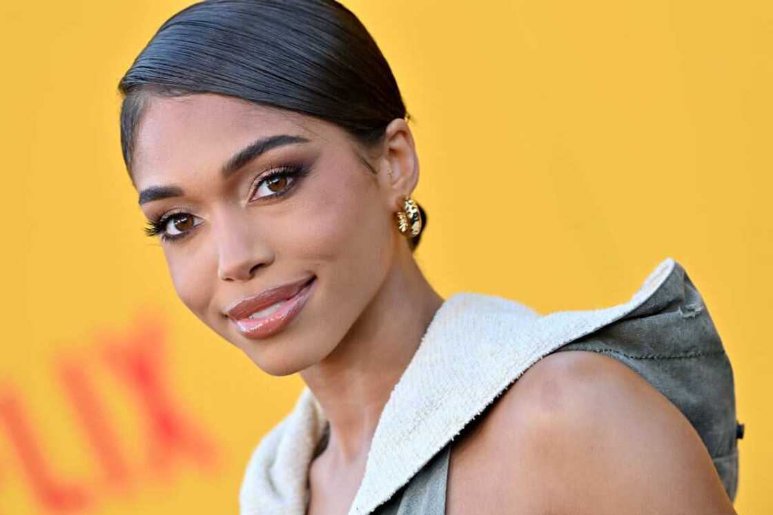 Lori Harvey attends the Los Angeles Premiere of Netflix's "Me Time" at Regency Village Theatre