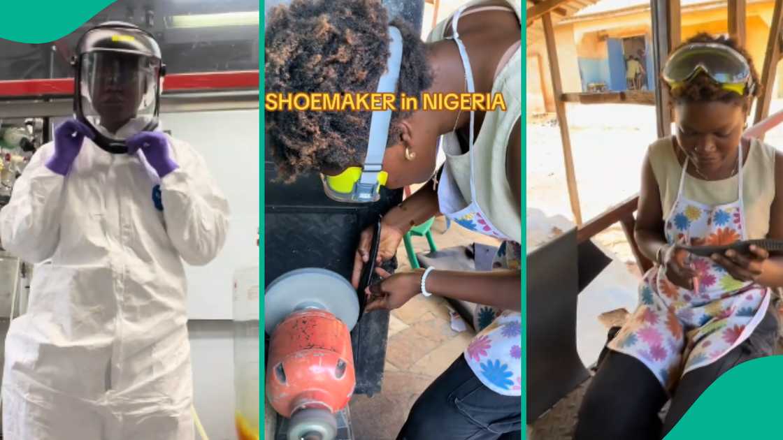 From chemist in America, lady becomes shoemaker after returning to Nigeria From chemist in America, lady becomes shoemaker after returning to Nigeria
