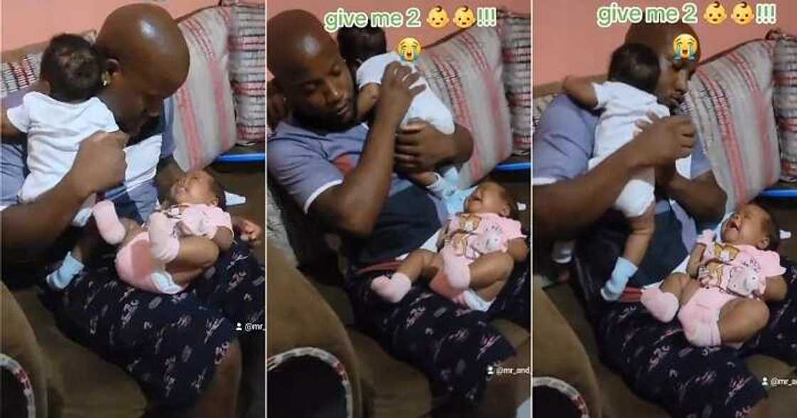 Man who asked for only one more child gets twins Man who asked for only one more child gets twins