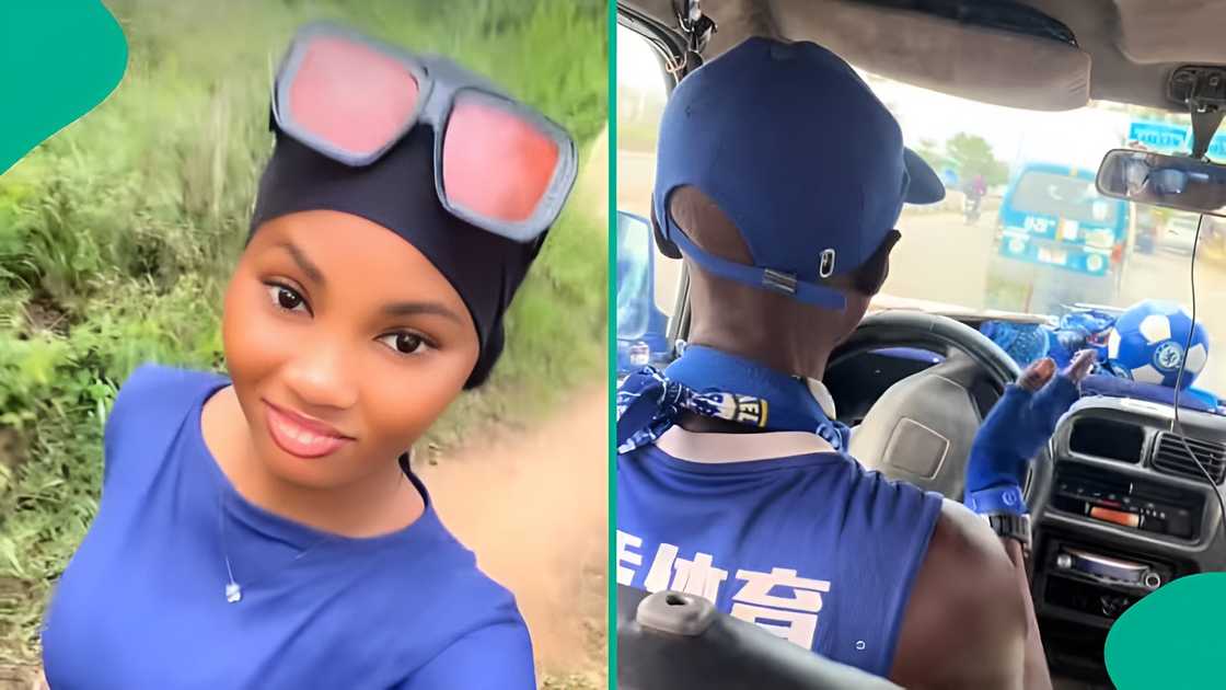Lady shares experience after boarding bus of strong Chelsea fan, reveals advice on football fans