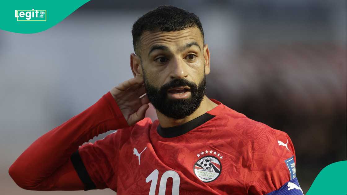 Mohamed Salah, Egypt, Djibouti, Larbi Zaouli Stadium, Casablanca, Morocco, 2026 FIFA World Cup qualifier. Mohamed Salah, Egypt, Djibouti, Larbi Zaouli Stadium, Casablanca, Morocco, 2026 FIFA World Cup qualifier.