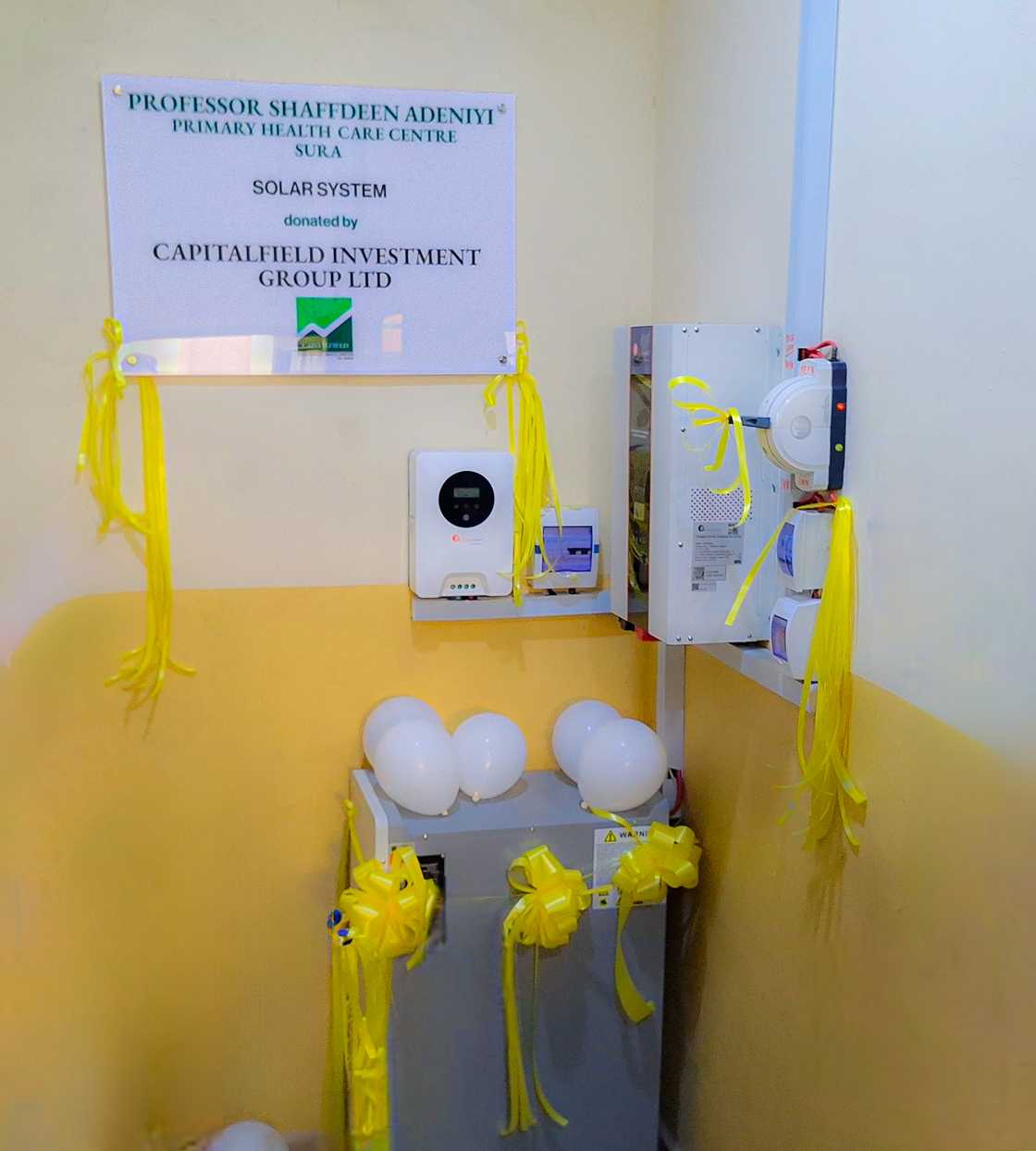 Capitalfield Celebrates 22 Years with Sustainable Energy CSR Projects for Health Centres Capitalfield Celebrates 22 Years with Sustainable Energy CSR Projects for Health Centres