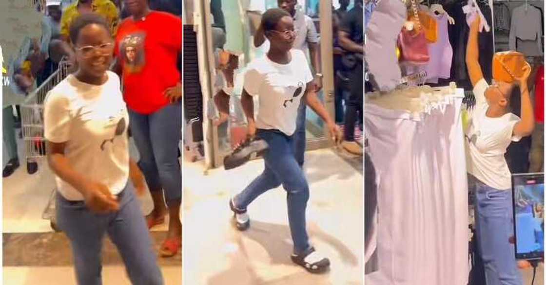 Young girl asked to go on free 1-minute shopping spree Young girl asked to go on free 1-minute shopping spree