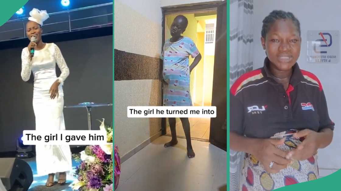 Mixed reactions as married woman shows what husband turned her to Mixed reactions as married woman shows what husband turned her to