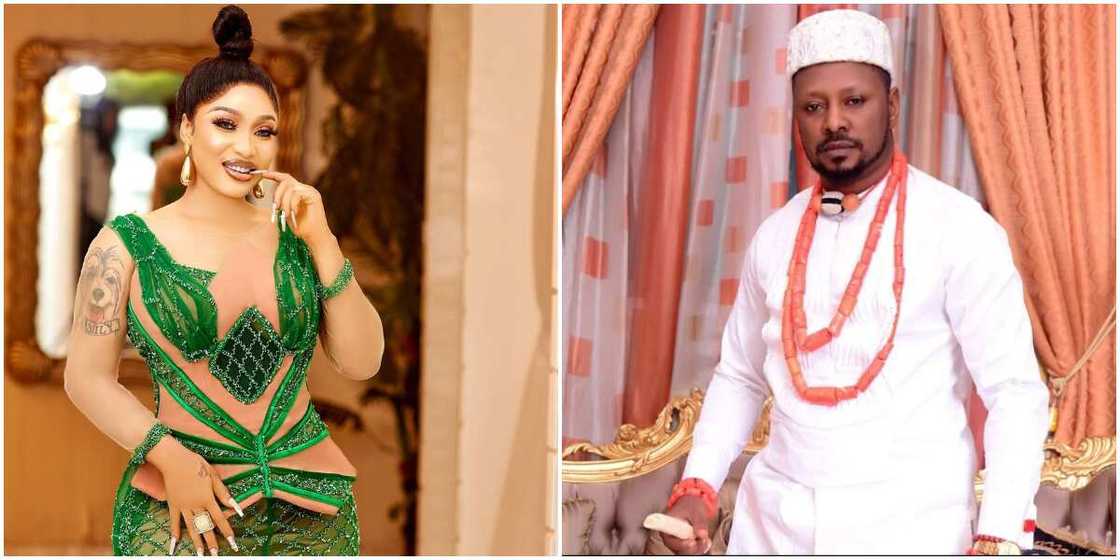 Actress Tonto Dikeh and her new man