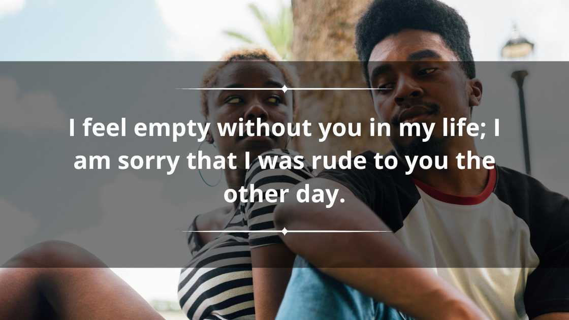 Sorry messages for your boyfriend after a fight