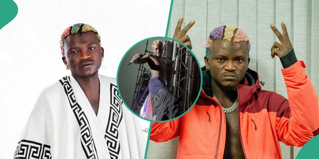 Nigerian singer Portable returns to headlines after his performance in Enugu state. Nigerian singer Portable returns to headlines after his performance in Enugu state.