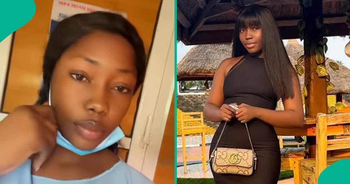 Nigerian man advises his daughter as her ex-boyfriend seeks reconciliation with her. Photo credit: @peaceosuaso/TikTok.