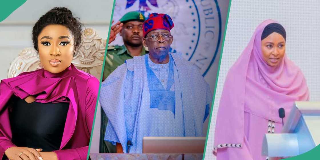 The two female appointees of President Bola Ahmed Tinubu has been suspended The two female appointees of President Bola Ahmed Tinubu has been suspended