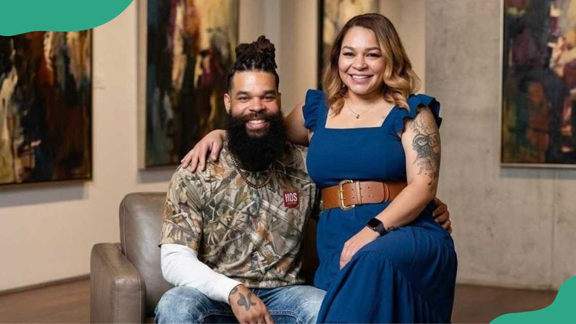 Damon Darling with his wife. Damon Darling with his wife.