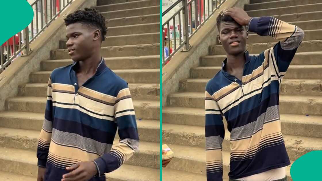 Hawker in tears after getting full scholarship, free clothes and cash gift. Hawker in tears after getting full scholarship, free clothes and cash gift.