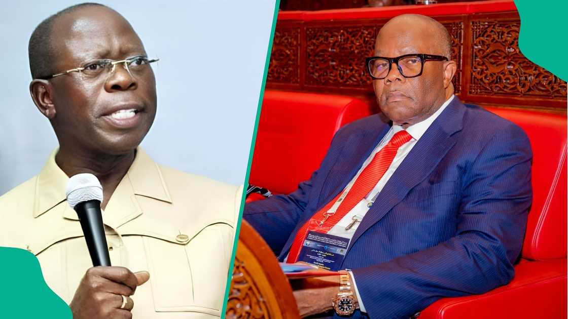 Nigerians have started reacting to the defence of Adams Oshiomhole on why Godswill Akpabio would have to resign as Senate president.