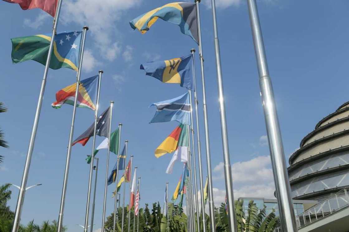 The former German and Belgian colony is hosting the Commonwealth Heads of Government Meeting The former German and Belgian colony is hosting the Commonwealth Heads of Government Meeting