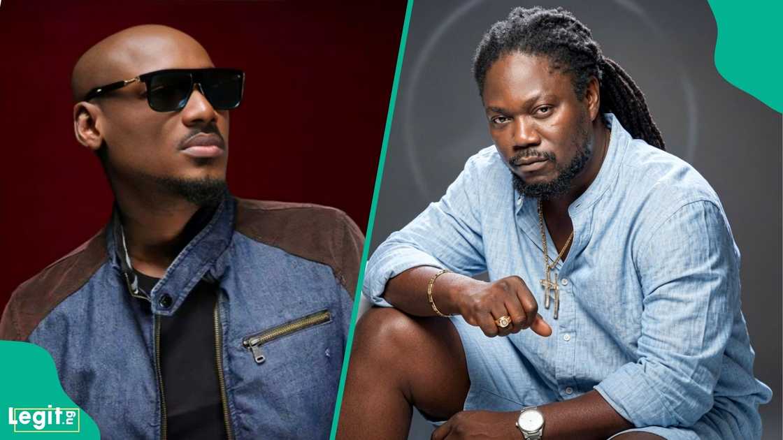 2Baba pays tribute to Daddy Showkey during the veteran musician’s 50th anniversary celebration in Lagos