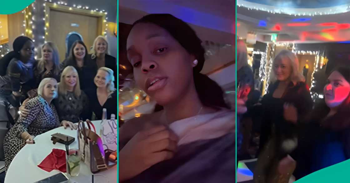 Nigerian lady asks DJ to play Davido and Rema’s song during party in UK, oyinbo guests dance