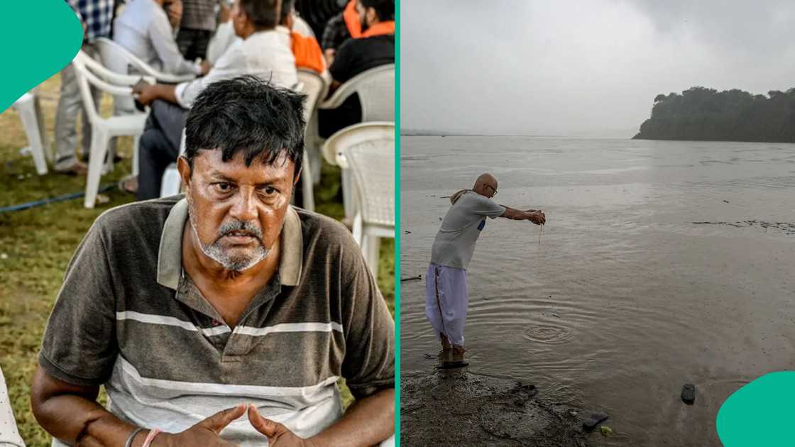 Man buries his son and daughter-in-law who died in Air India plane crash.