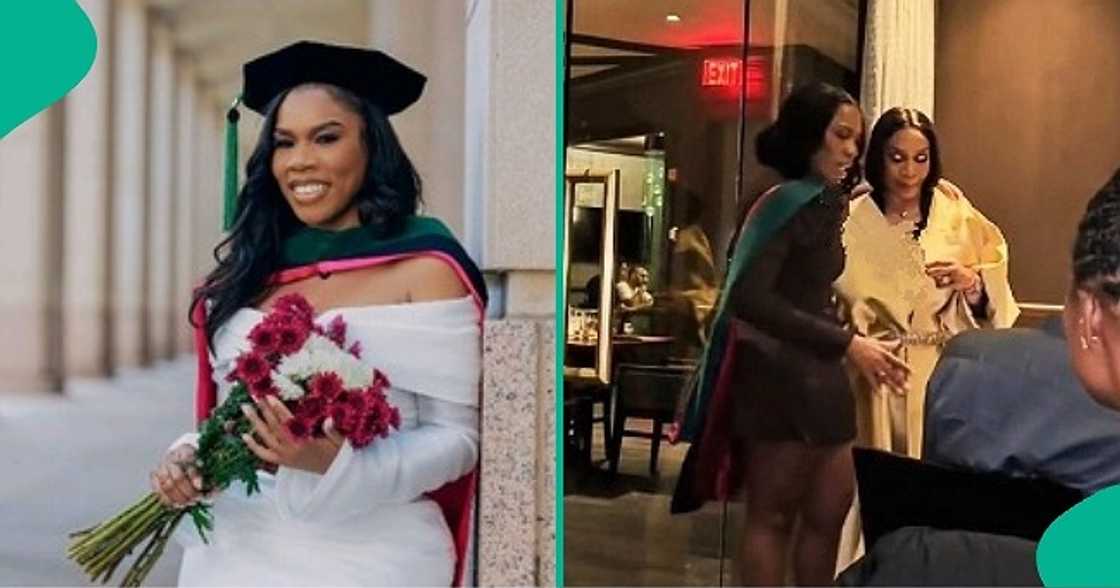 Lady tearfully shows gratitude to mum who made sacrifices to make sure she graduates. Lady tearfully shows gratitude to mum who made sacrifices to make sure she graduates.