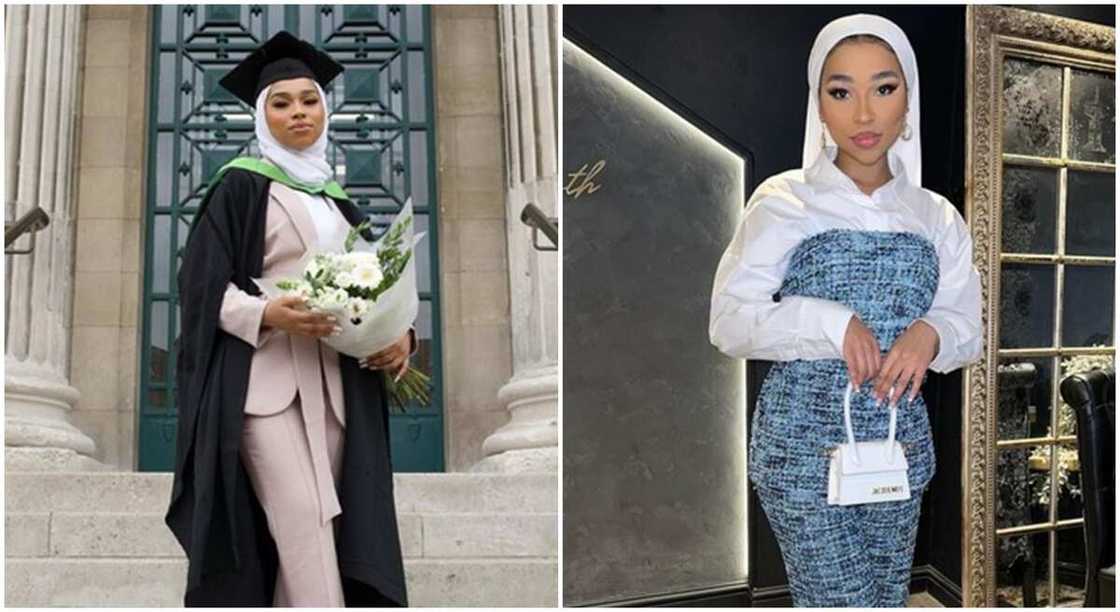 Photos of pretty black lady in graduation gown as she becomes a doctor. Photos of pretty black lady in graduation gown as she becomes a doctor.