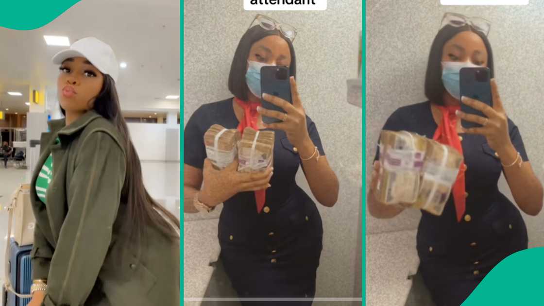 Lady shares photo of cash gift received at work