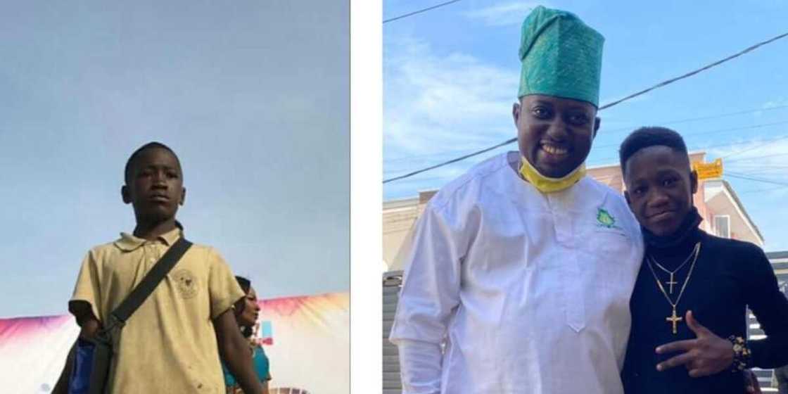 4 years ago, Ayo came to my concert in Ebute- Metta to sell Orange, we adopted him and gave him a Schorlaship 4 years ago, Ayo came to my concert in Ebute- Metta to sell Orange, we adopted him and gave him a Schorlaship