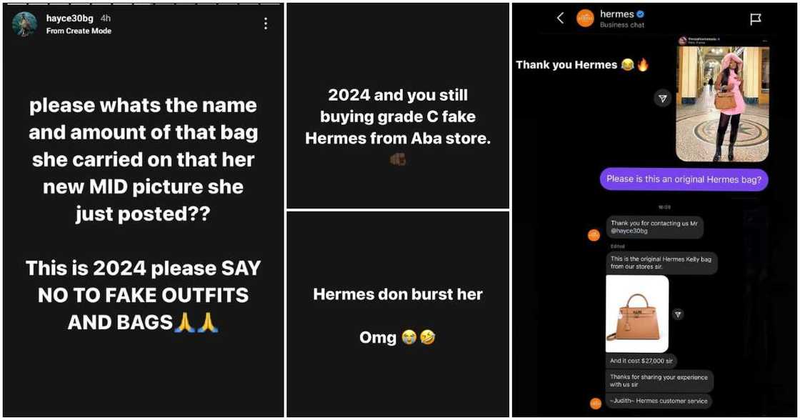 Man accuses Sophia Momodu of buying fake Hermes bag Man accuses Sophia Momodu of buying fake Hermes bag