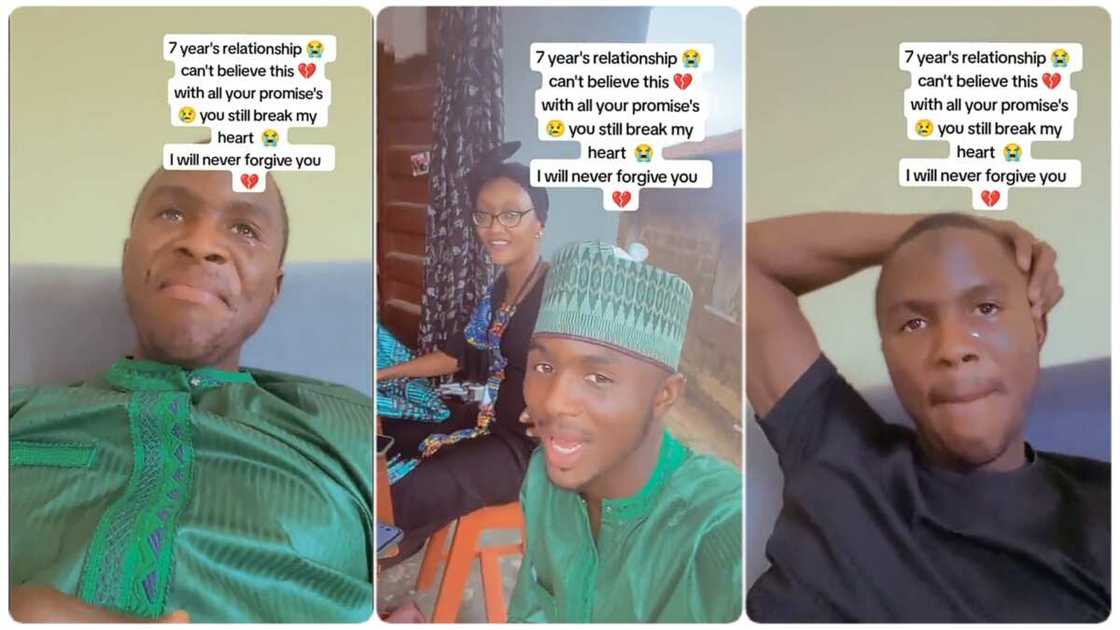 Photo of heartbroken man Photo of heartbroken man