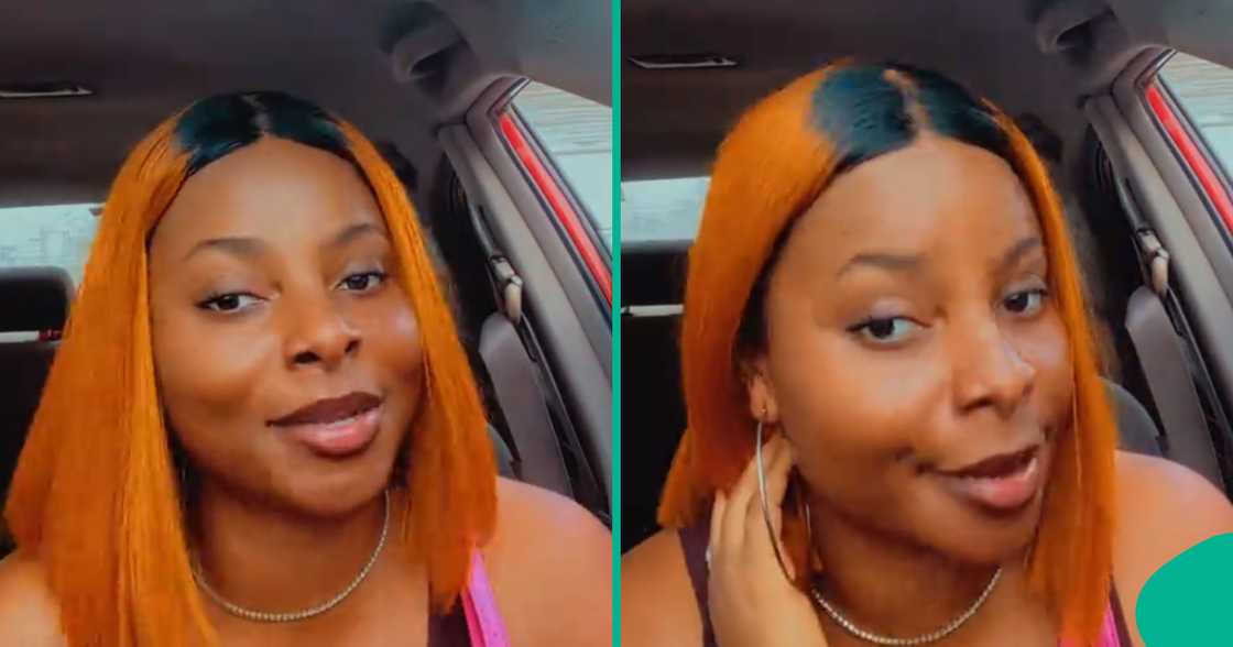 Lady reacts to price of water at upscale lounge.