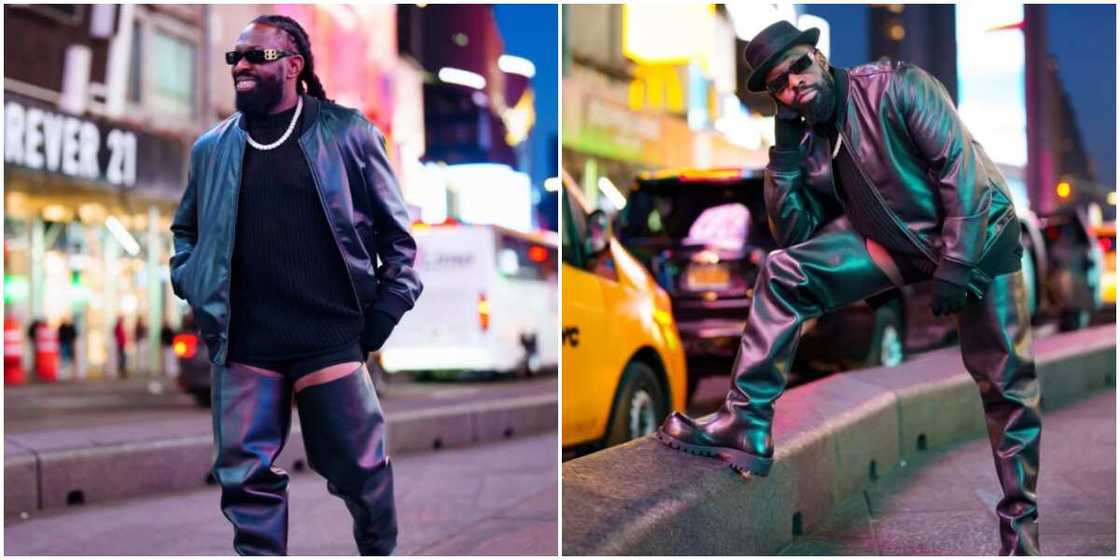 Timaya causes stair with new outfit, Timaya makes fashion statement Timaya causes stair with new outfit, Timaya makes fashion statement