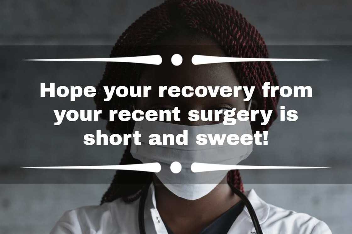 wishes for a successful surgery