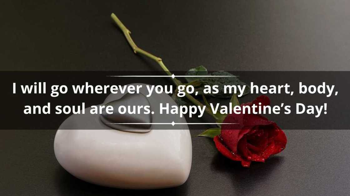 Valentine messages for her